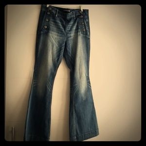 Express flare leg jeans